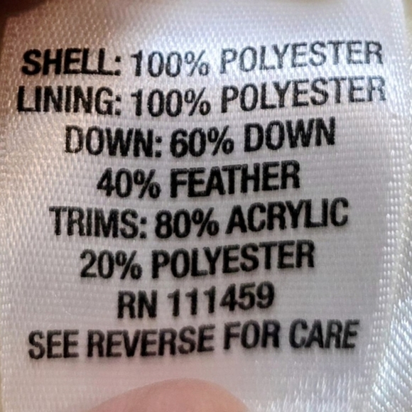 White House Black Market Black White Down Teddy Jacket - Picture 8 of 8